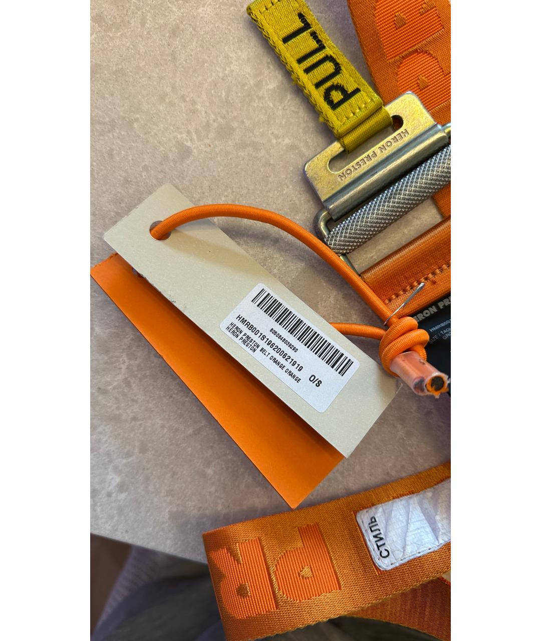 HERON PRESTON Оранжевый ремень, фото 6