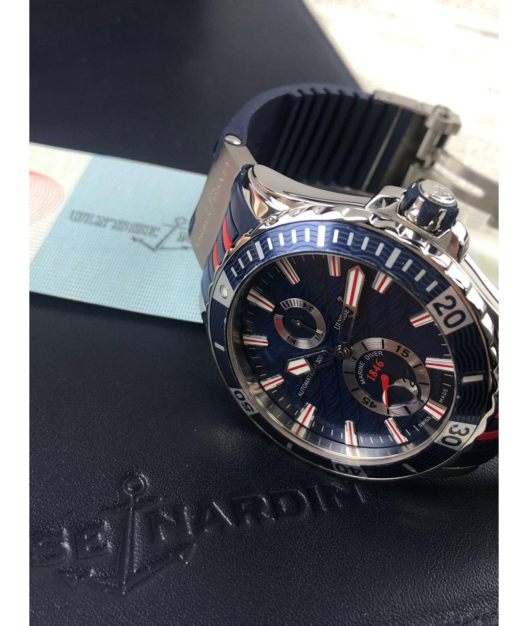 Ulysse Nardin Темно-синие часы, фото 6
