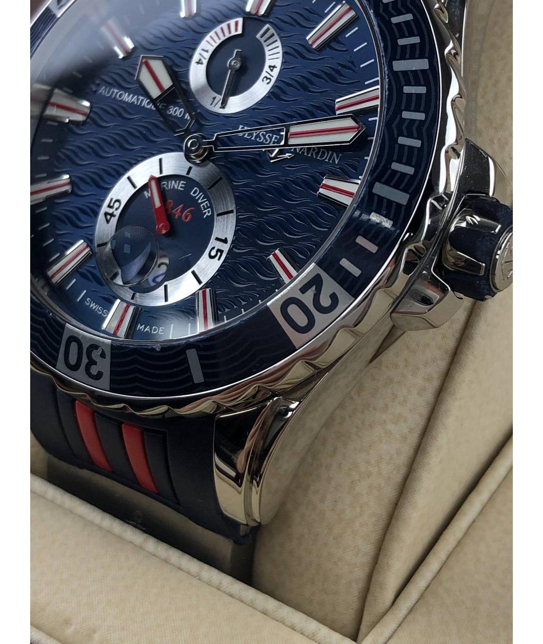 Ulysse Nardin Темно-синие часы, фото 5