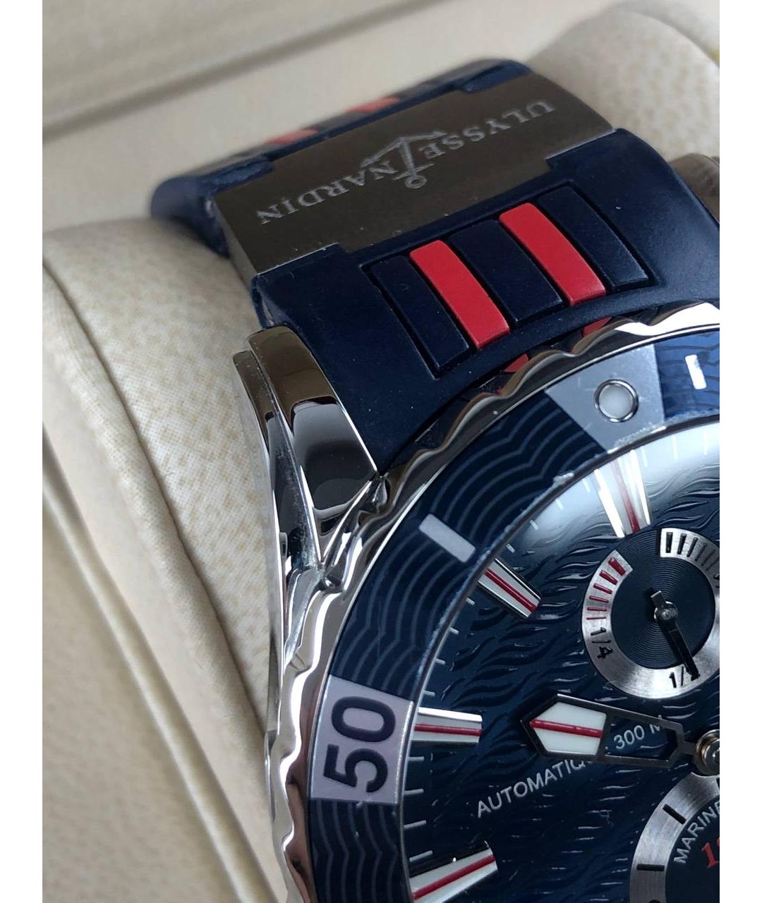 Ulysse Nardin Темно-синие часы, фото 3