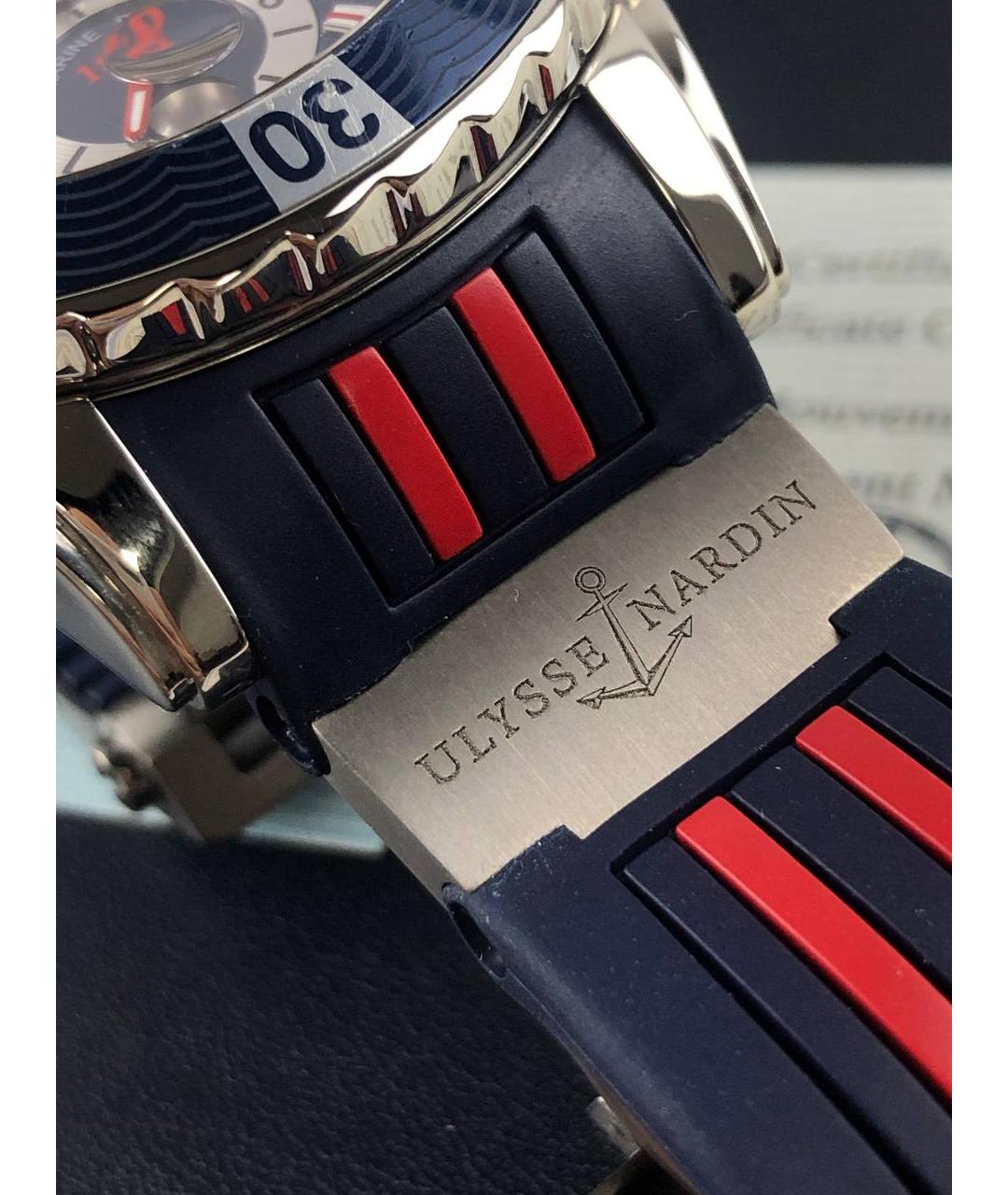 Ulysse Nardin Темно-синие часы, фото 7
