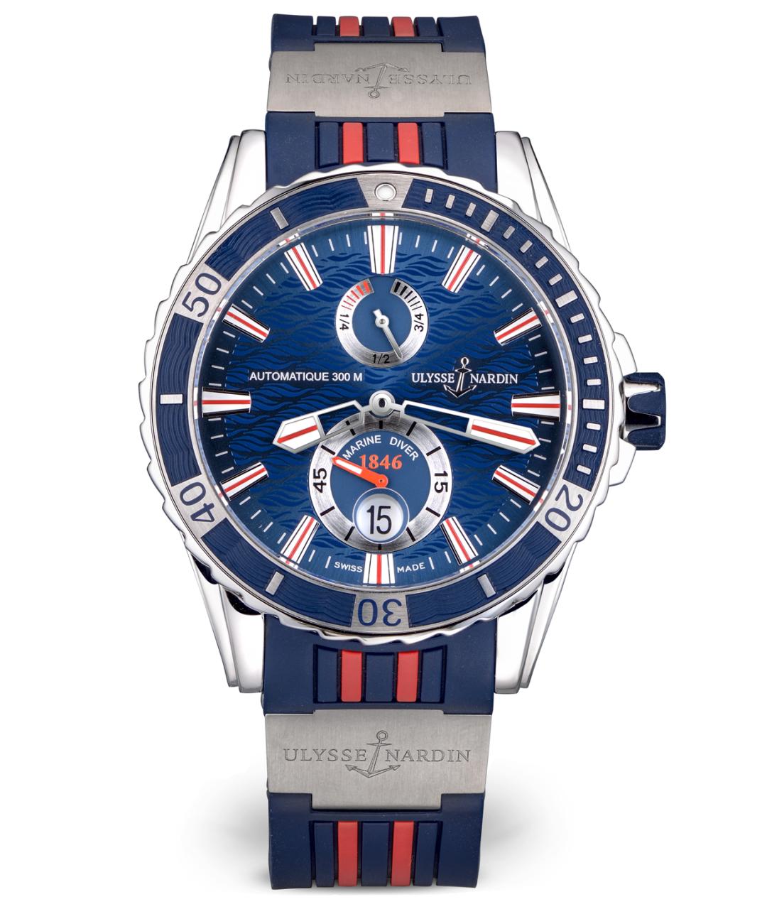 Ulysse Nardin Темно-синие часы, фото 1