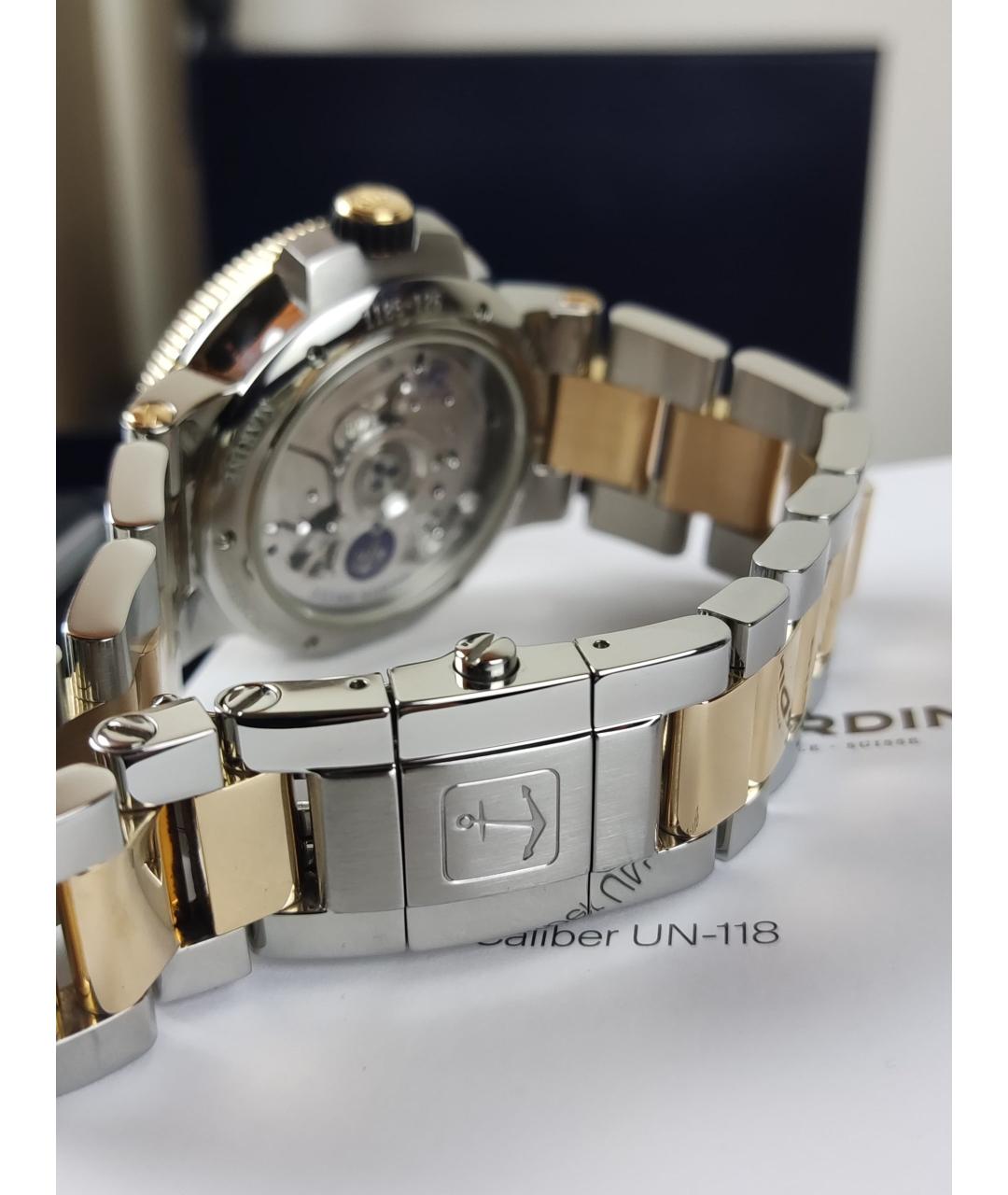 Ulysse Nardin Коричневые часы из розового золота, фото 7