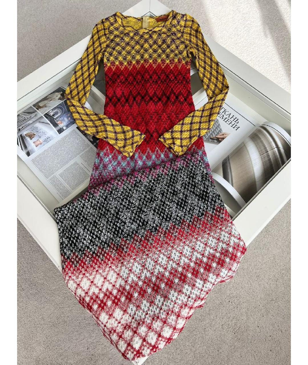 MISSONI Мульти хлопковое платье, фото 8
