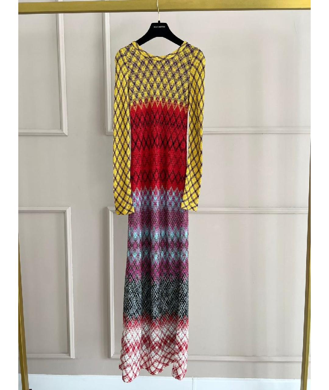 MISSONI Мульти хлопковое платье, фото 9