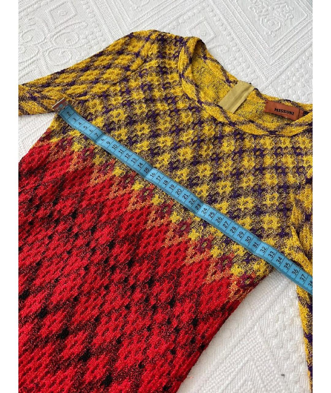 MISSONI Мульти хлопковое платье, фото 6
