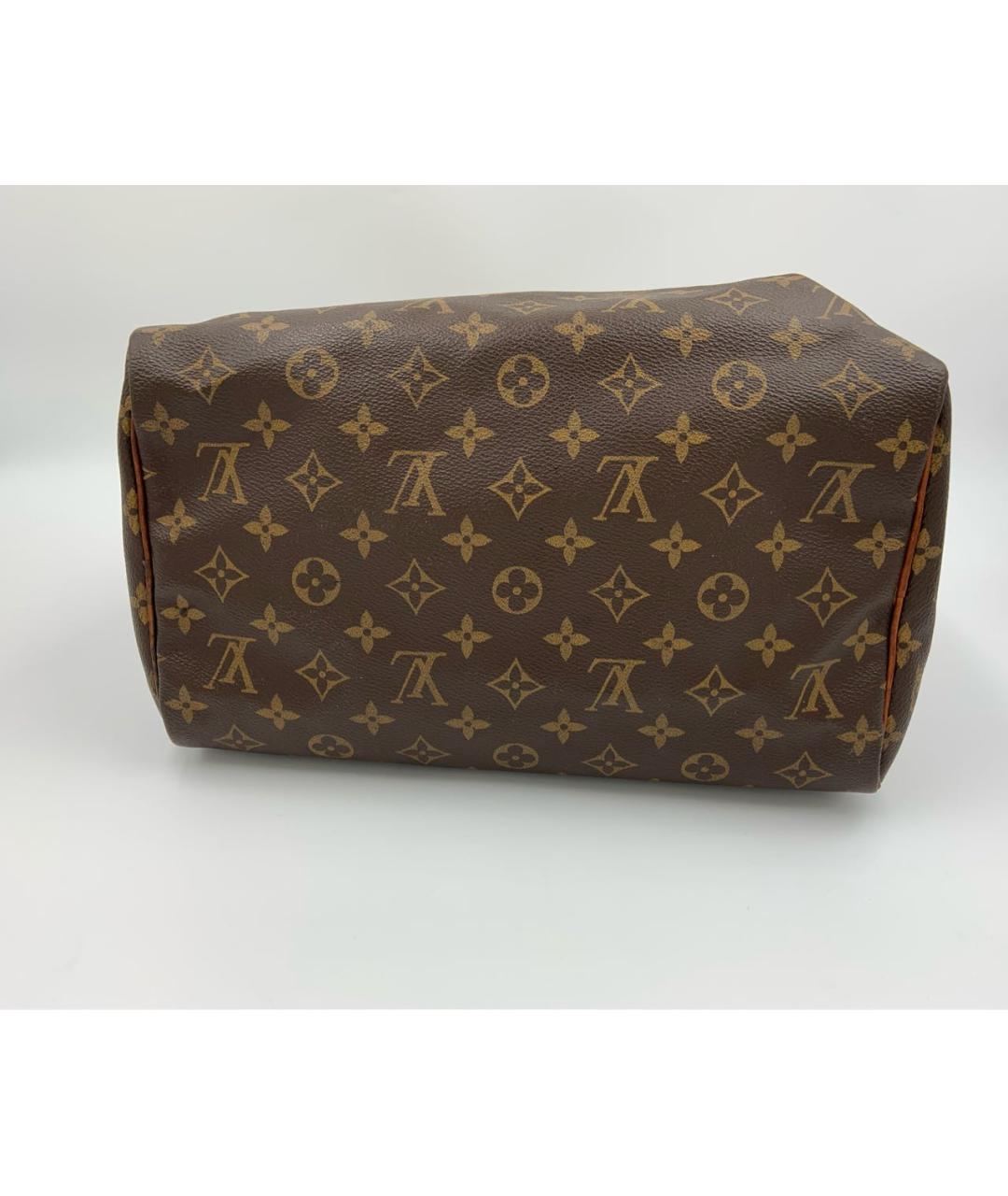 LOUIS VUITTON Коричневая сумка с короткими ручками, фото 6