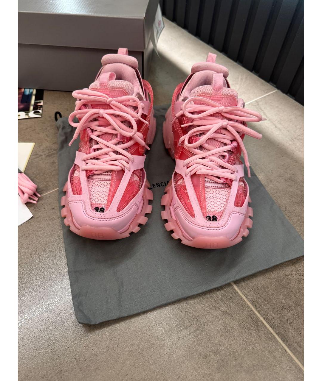 BALENCIAGA Розовые кроссовки, фото 2