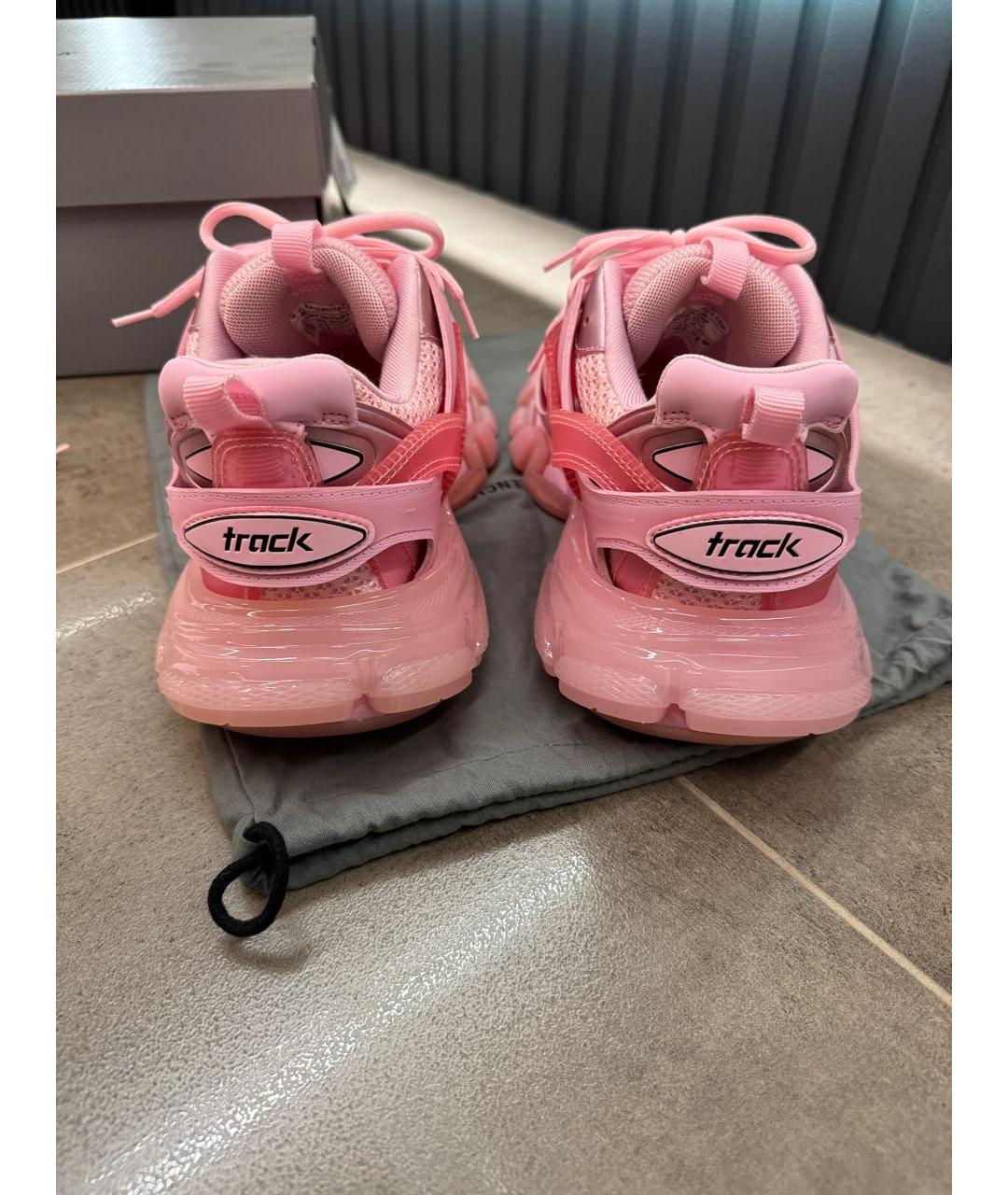 BALENCIAGA Розовые кроссовки, фото 4