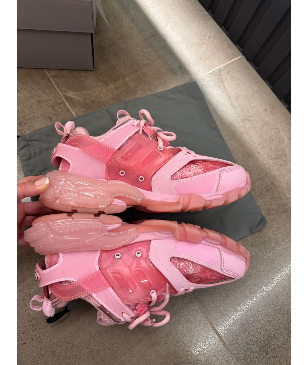 BALENCIAGA Розовые кроссовки, фото 8