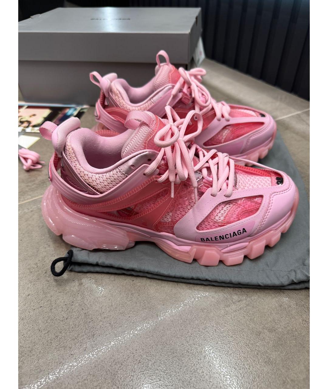 BALENCIAGA Розовые кроссовки, фото 5
