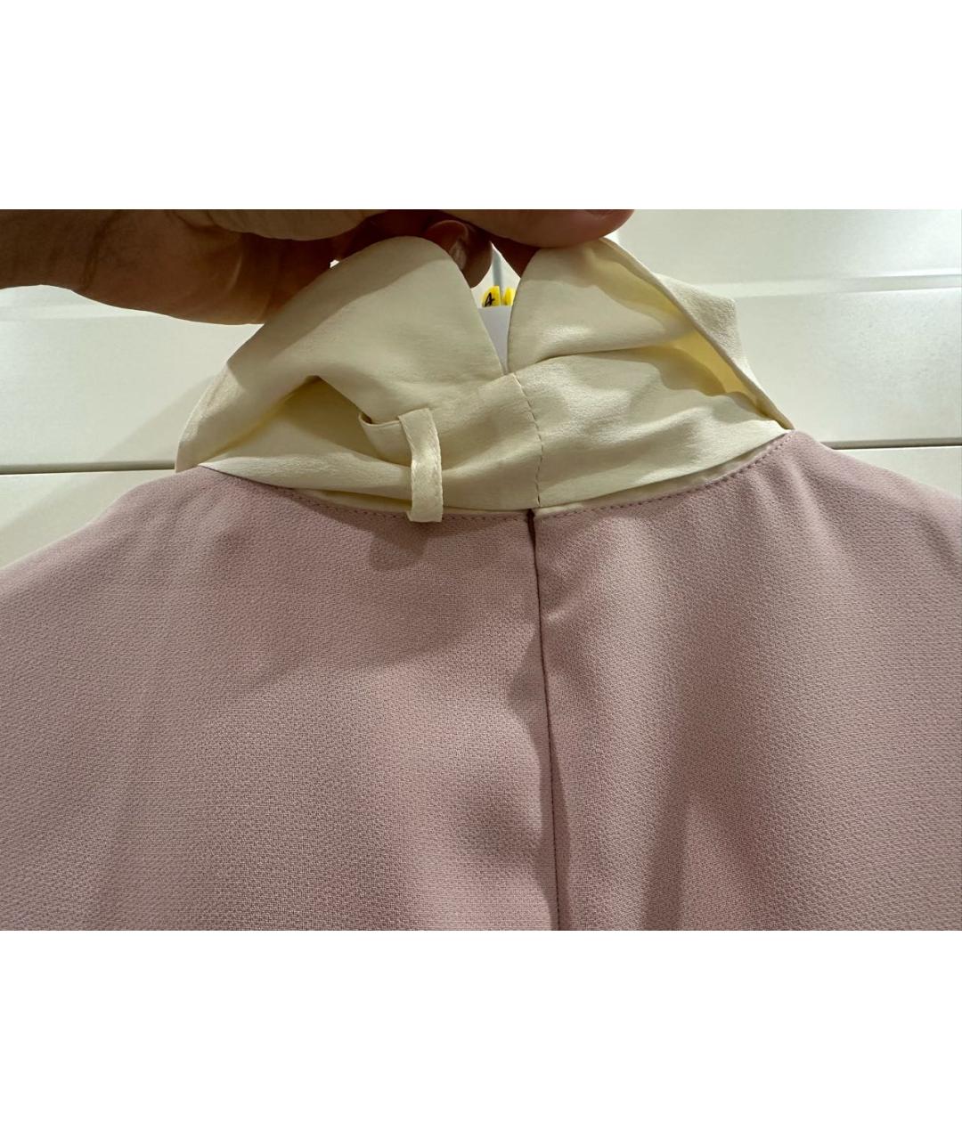 RED VALENTINO Коралловое полиэстеровое повседневное платье, фото 2