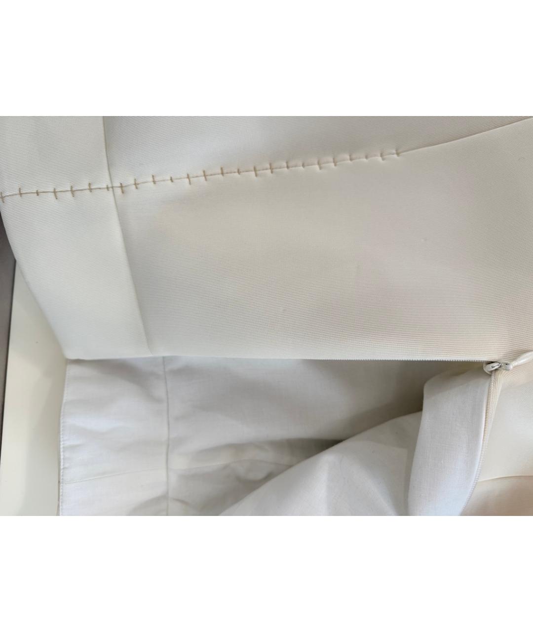 MAISON MARGIELA Белая юбка миди, фото 6