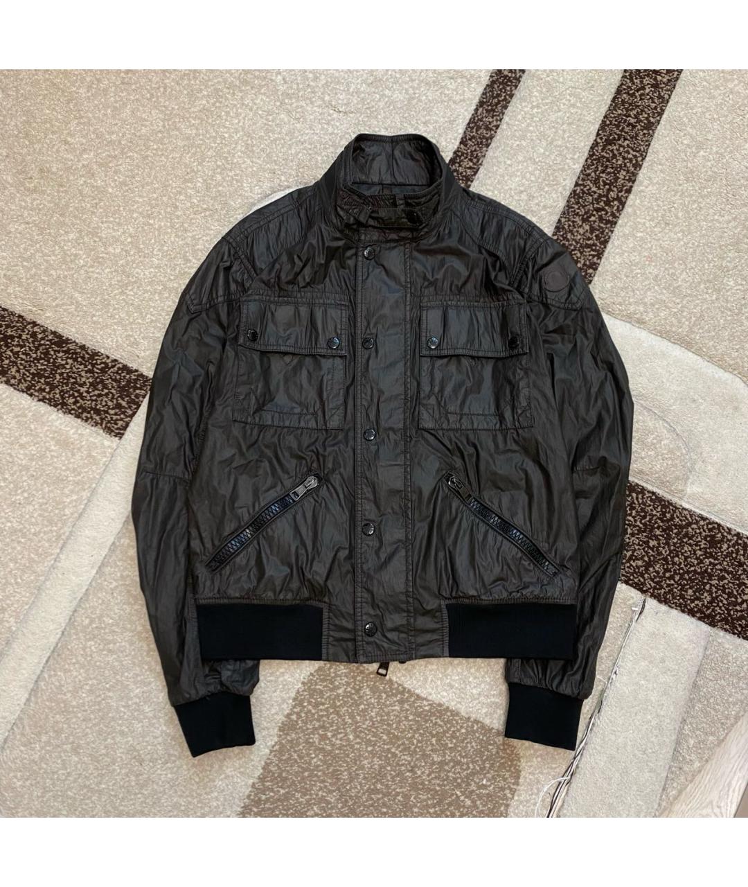 MONCLER Хаки полиэстеровая куртка, фото 6