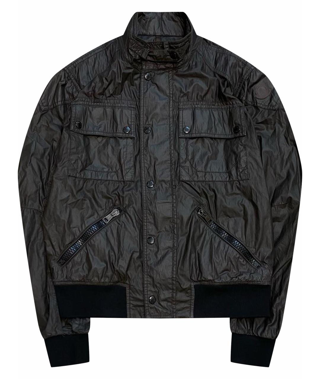 MONCLER Хаки полиэстеровая куртка, фото 1