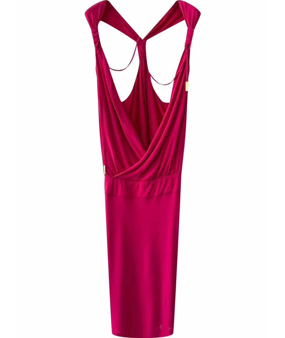DSQUARED2 Красное вискозное платье, фото 1