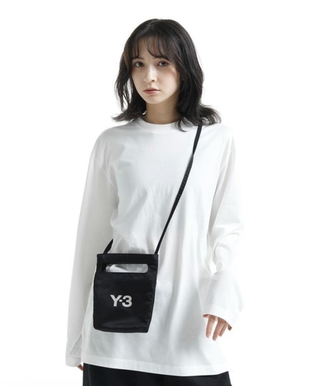 Y-3 Черная сумка на плечо, фото 3