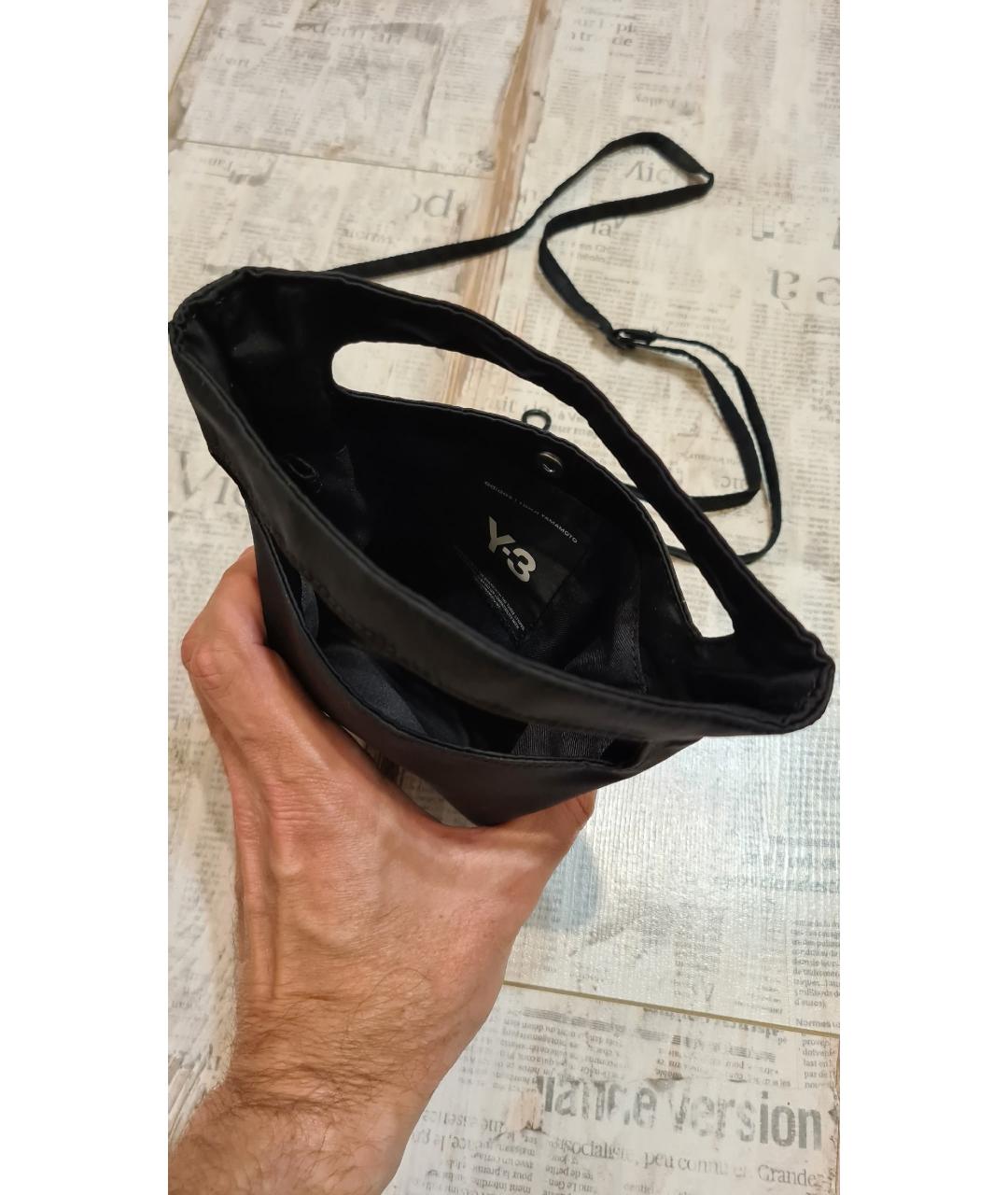 Y-3 Черная сумка на плечо, фото 8