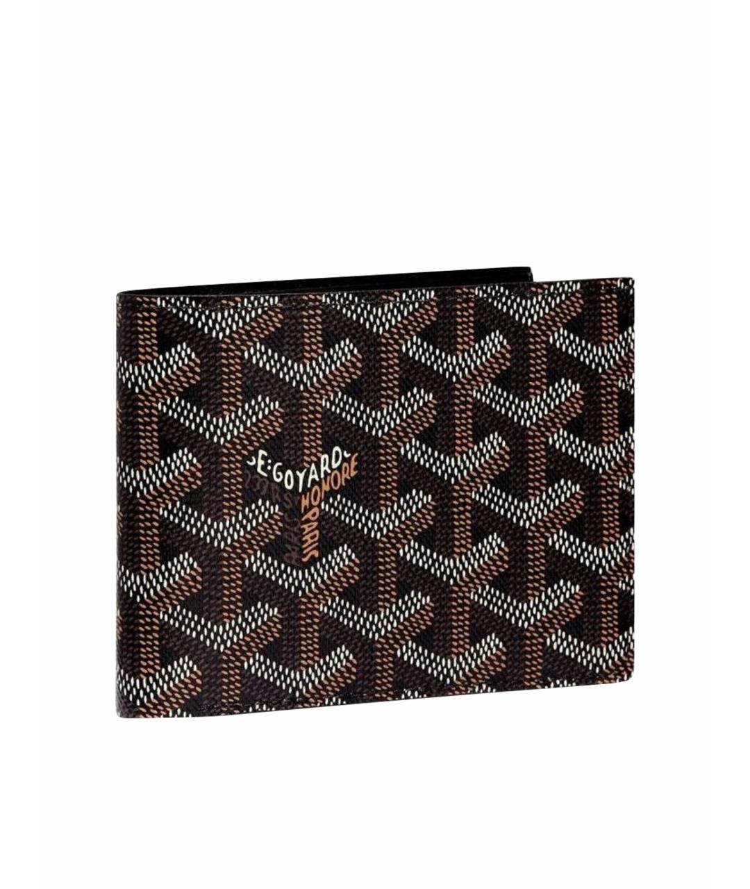 GOYARD Черный кожаный кошелек, фото 1