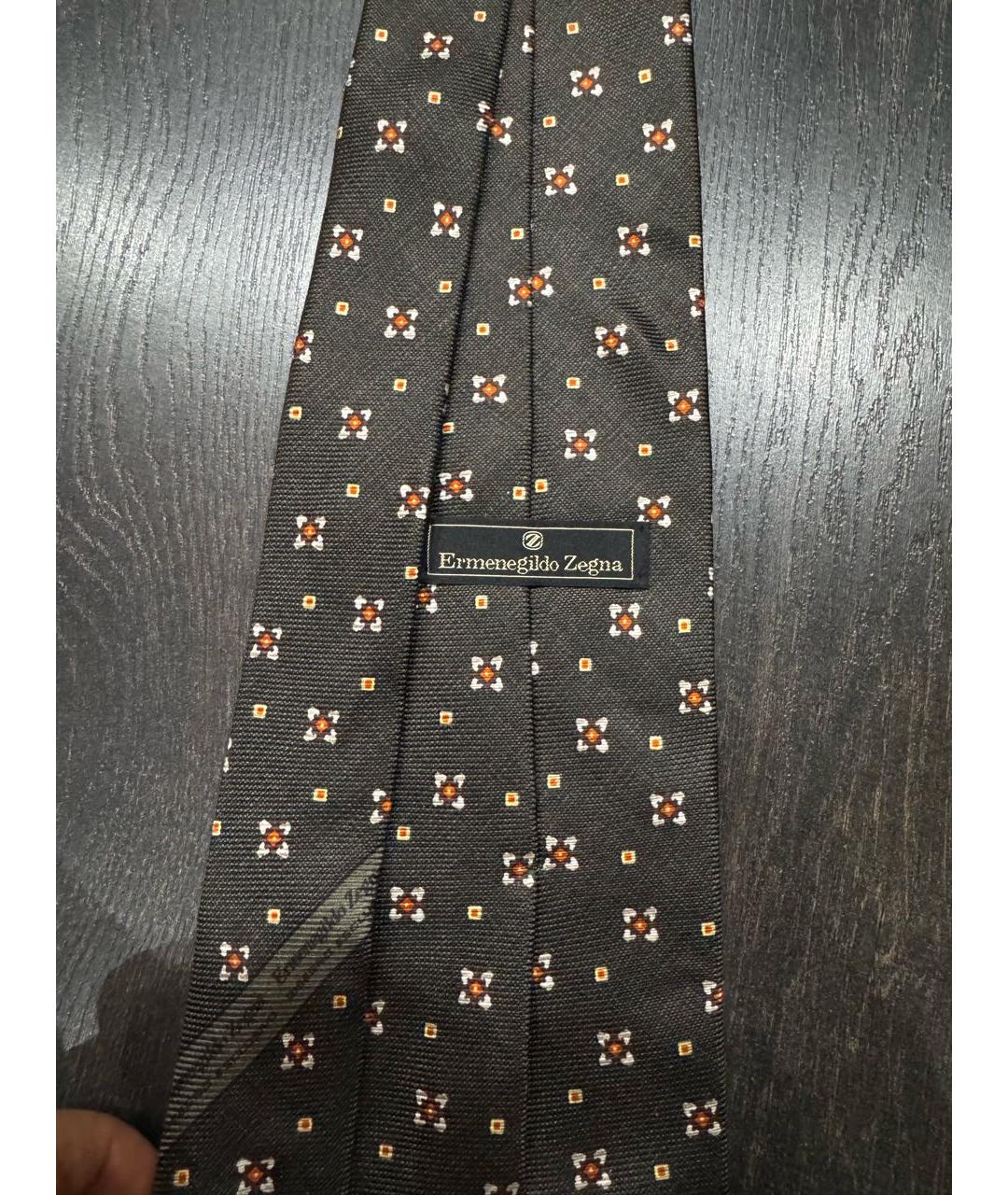 ERMENEGILDO ZEGNA XXX Шелковый галстук, фото 3
