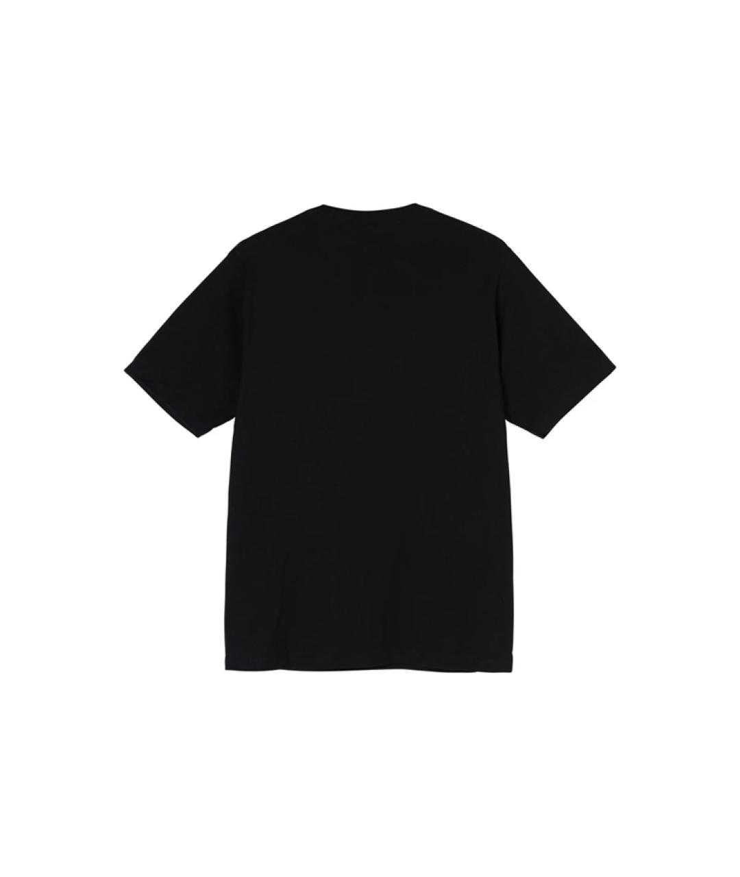 STUSSY Черная футболка, фото 2