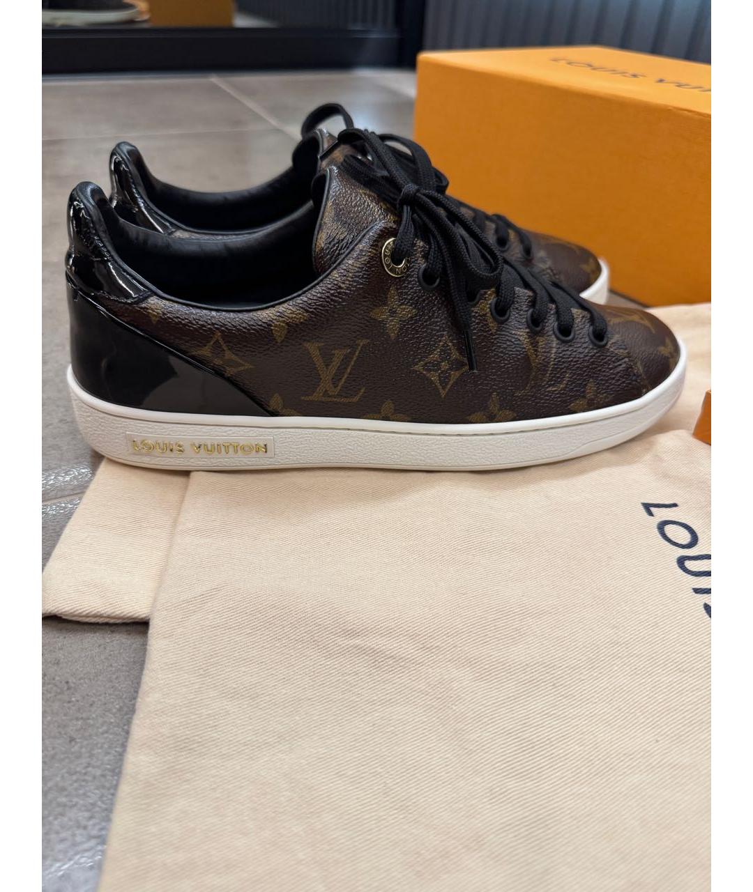 LOUIS VUITTON Коричневые кеды, фото 6