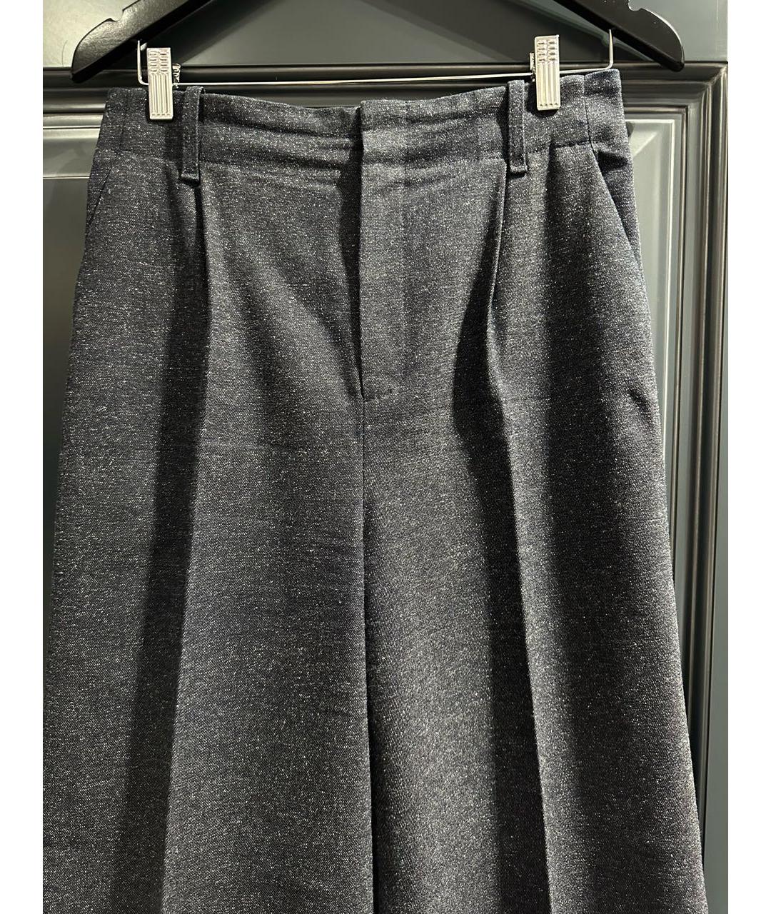 CHRISTIAN DIOR Темно-синие хлопковые прямые джинсы, фото 2