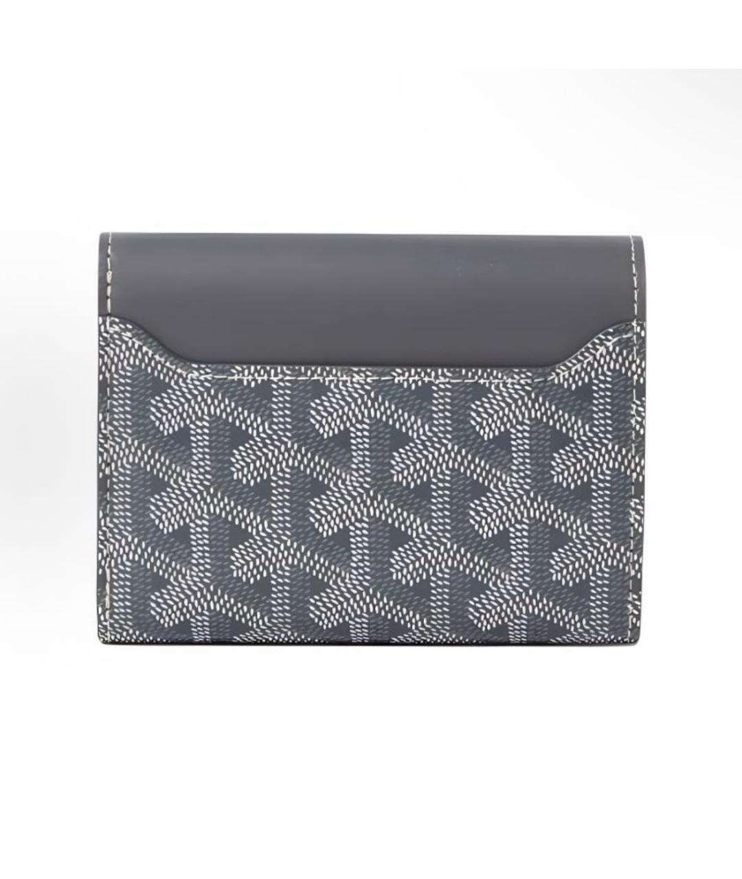 GOYARD Антрацитовый кожаный кошелек, фото 2