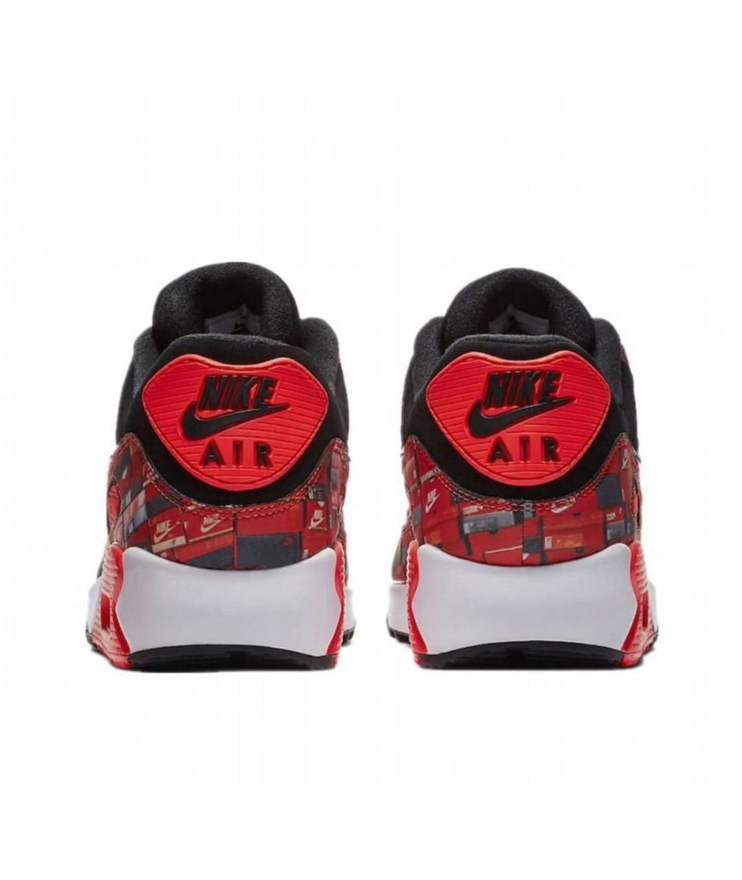 NIKE Красные замшевые низкие кроссовки / кеды, фото 4