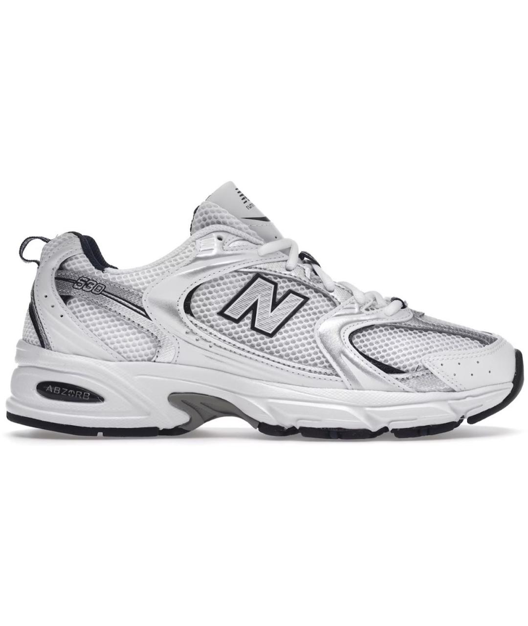 NEW BALANCE Белые низкие кроссовки / кеды, фото 6