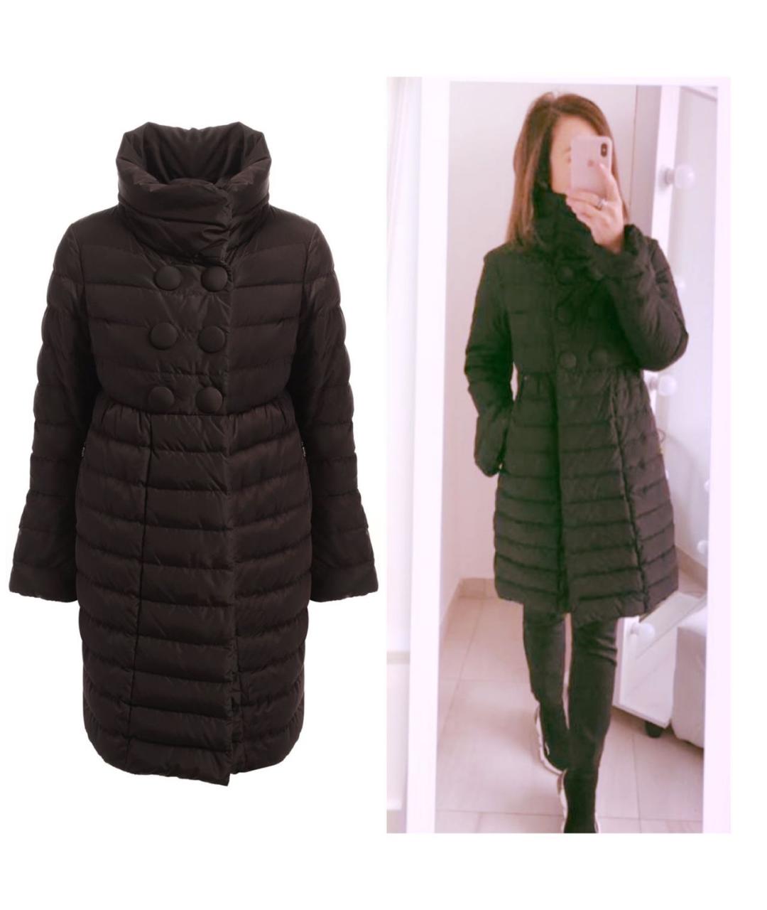 MONCLER Коричневый пуховик, фото 4