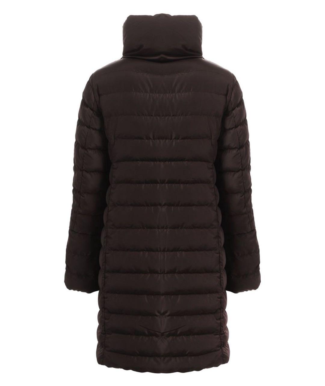 MONCLER Коричневый пуховик, фото 2