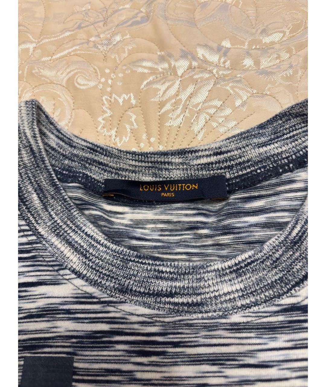LOUIS VUITTON Мульти хлопковая футболка, фото 3