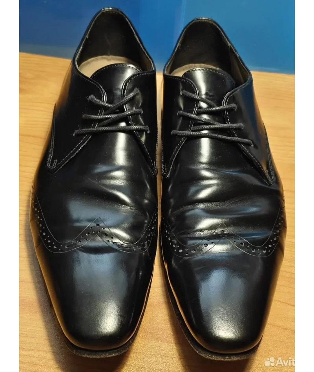 PAUL SMITH Черные туфли из лакированной кожи, фото 2