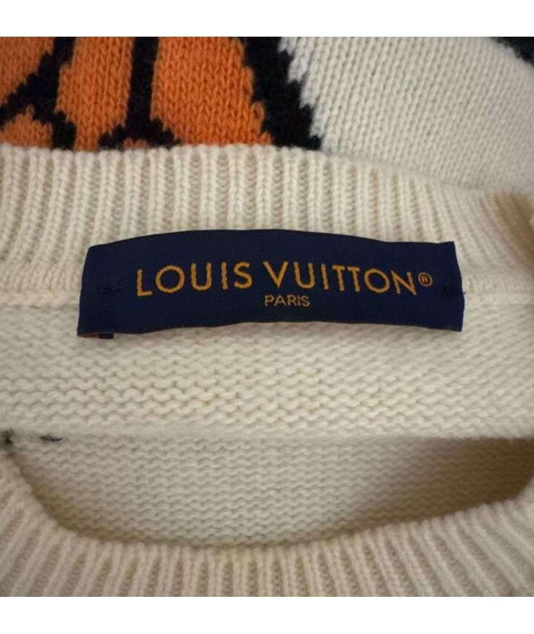 LOUIS VUITTON Бежевый джемпер / свитер, фото 4