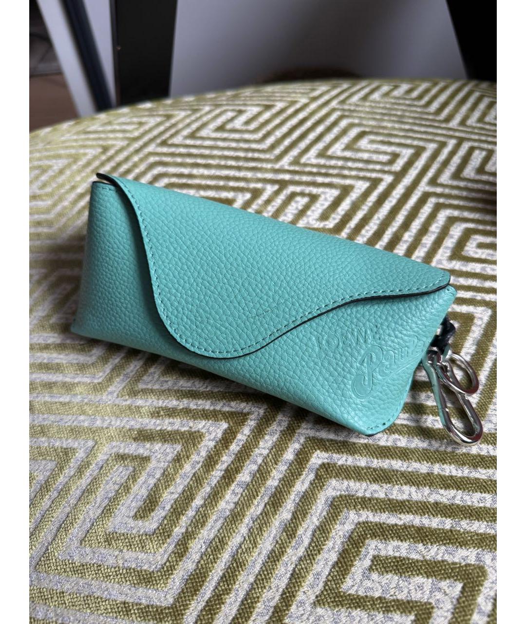 LOEWE Фиолетовые металлические солнцезащитные очки, фото 4
