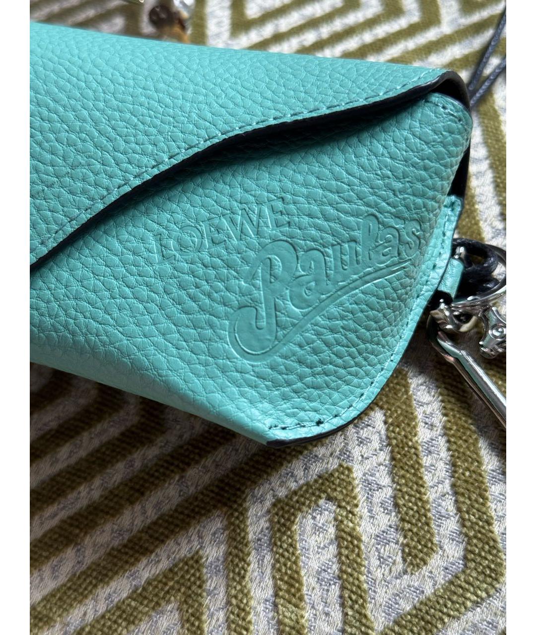 LOEWE Фиолетовые металлические солнцезащитные очки, фото 5