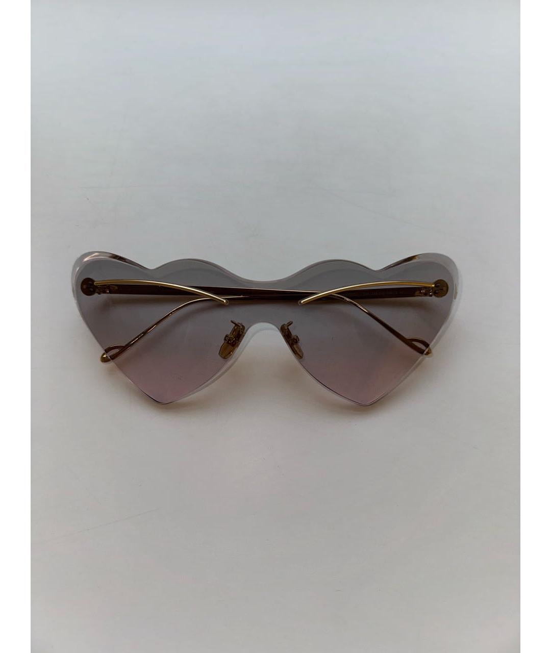 LOEWE Фиолетовые металлические солнцезащитные очки, фото 9