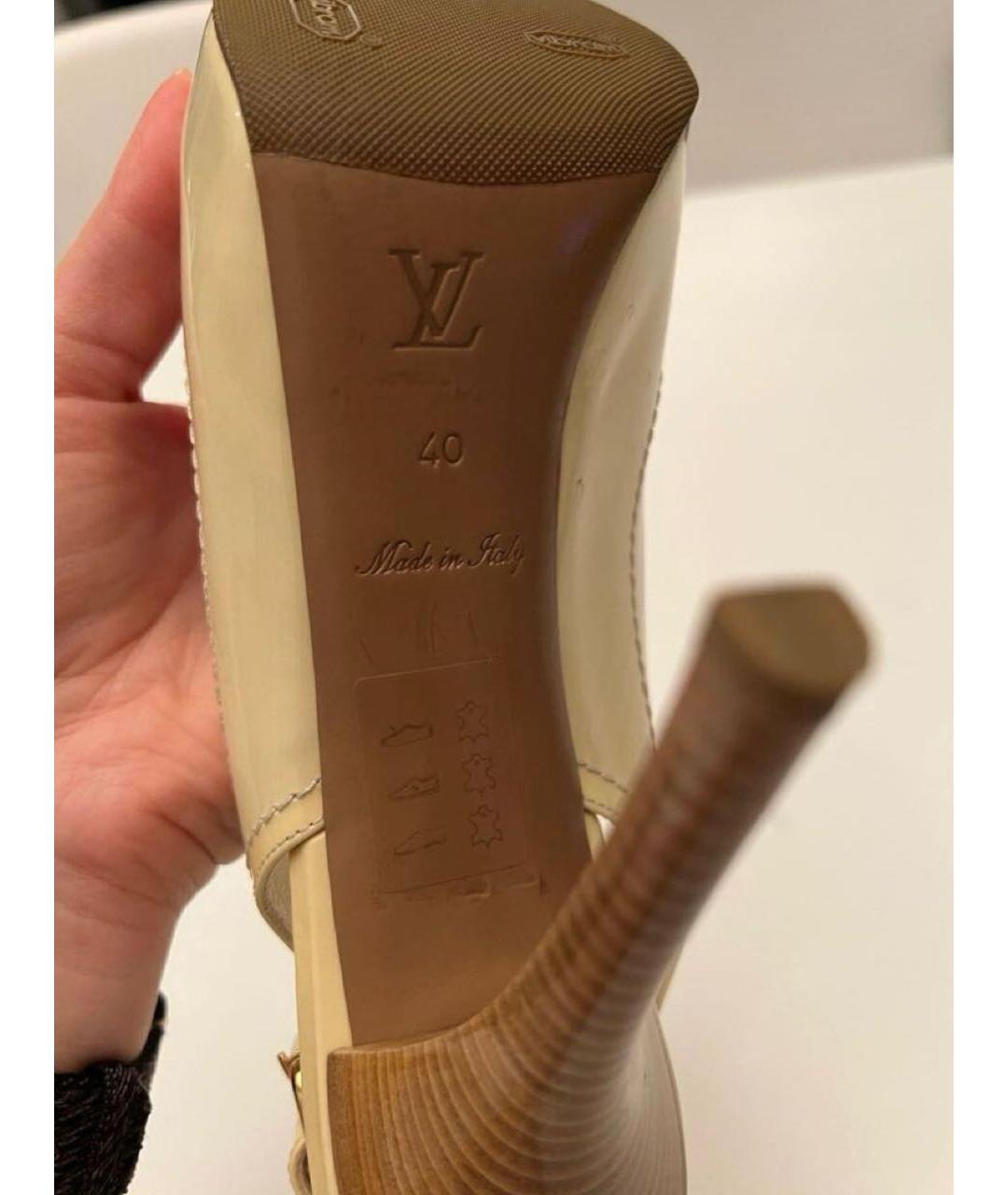 LOUIS VUITTON Туфли из лакированной кожи, фото 6