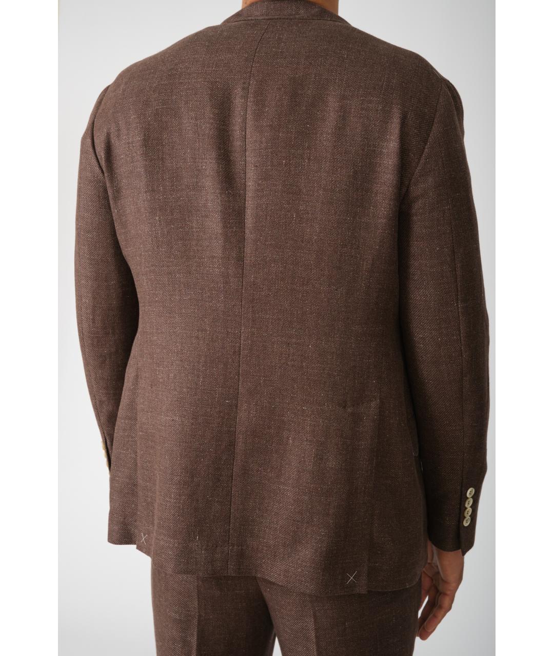 BRUNELLO CUCINELLI Коричневый повседневный костюм, фото 3