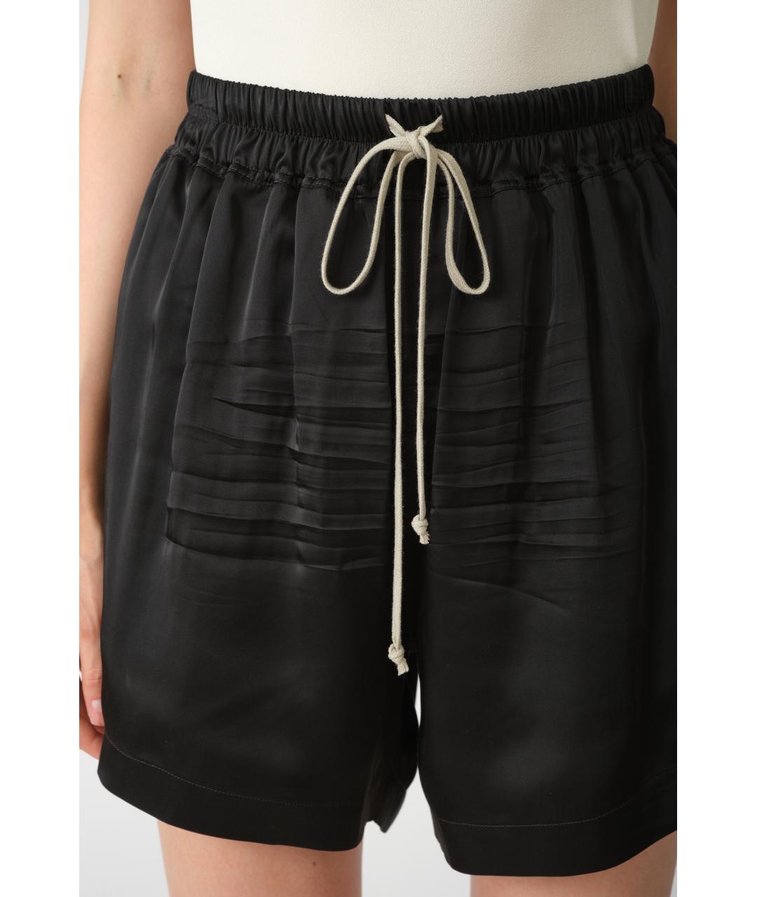 RICK OWENS Черные шорты, фото 5