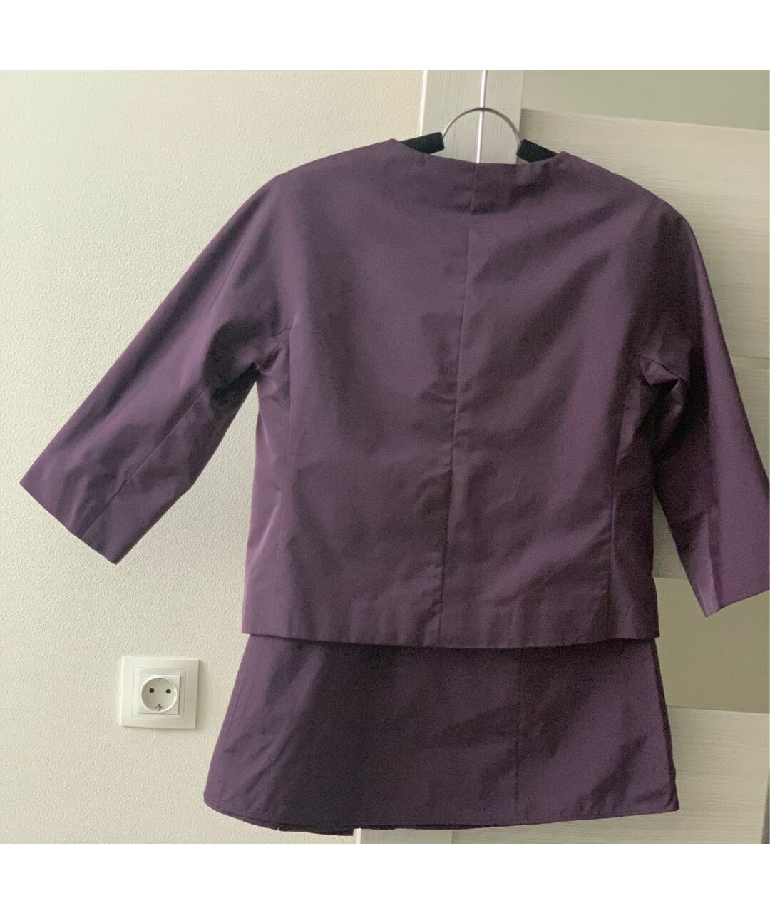 WEEKEND MAX MARA Фиолетовый полиэстеровый костюм с брюками, фото 3