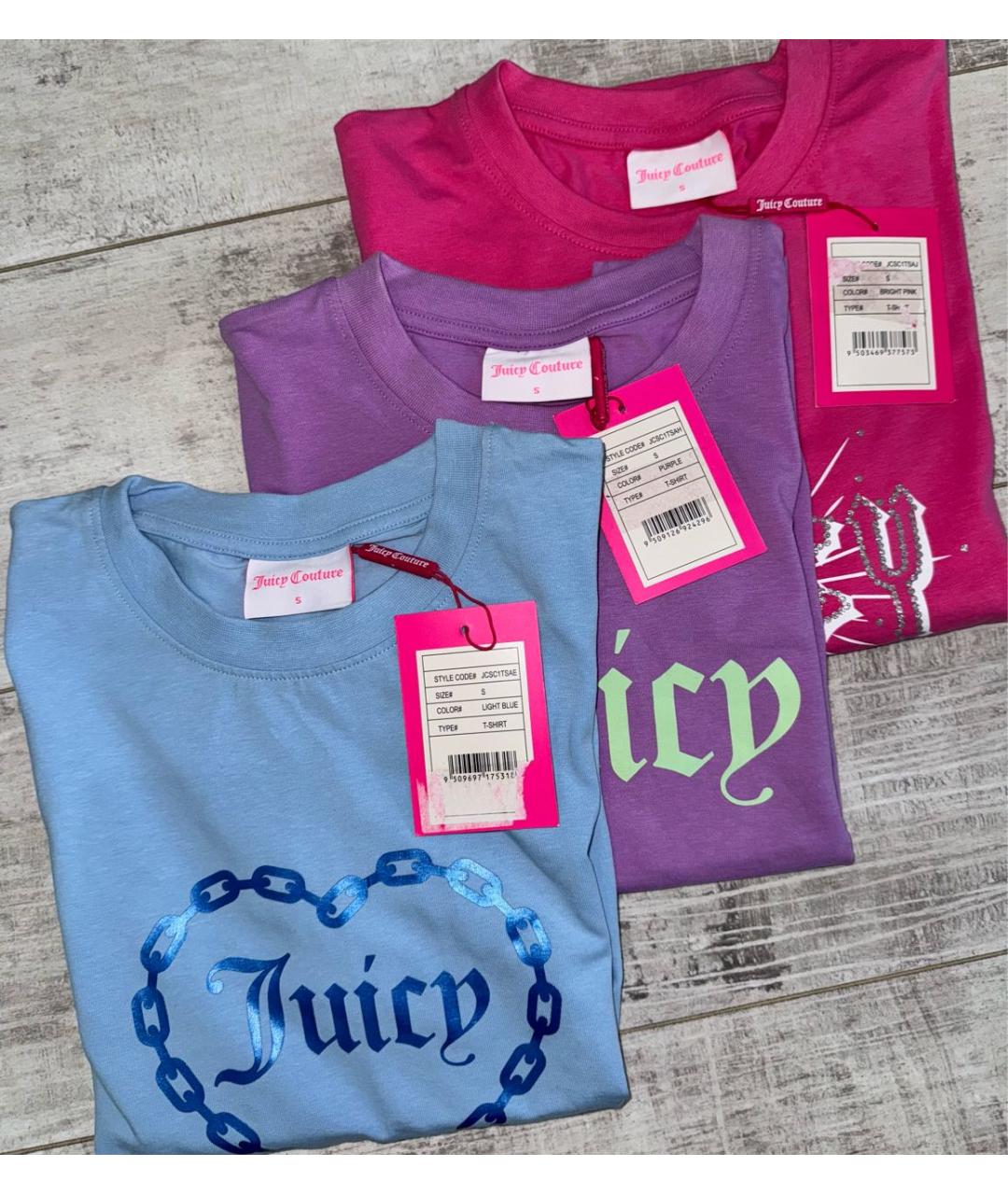 JUICY COUTURE Мульти хлопковая футболка, фото 5