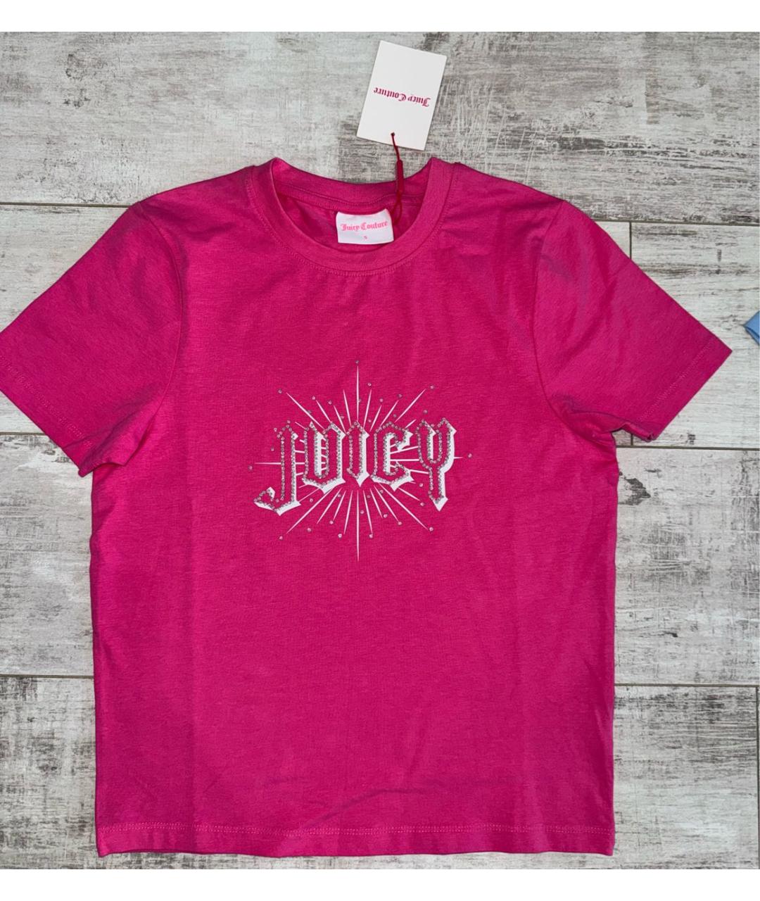 JUICY COUTURE Мульти хлопковая футболка, фото 4