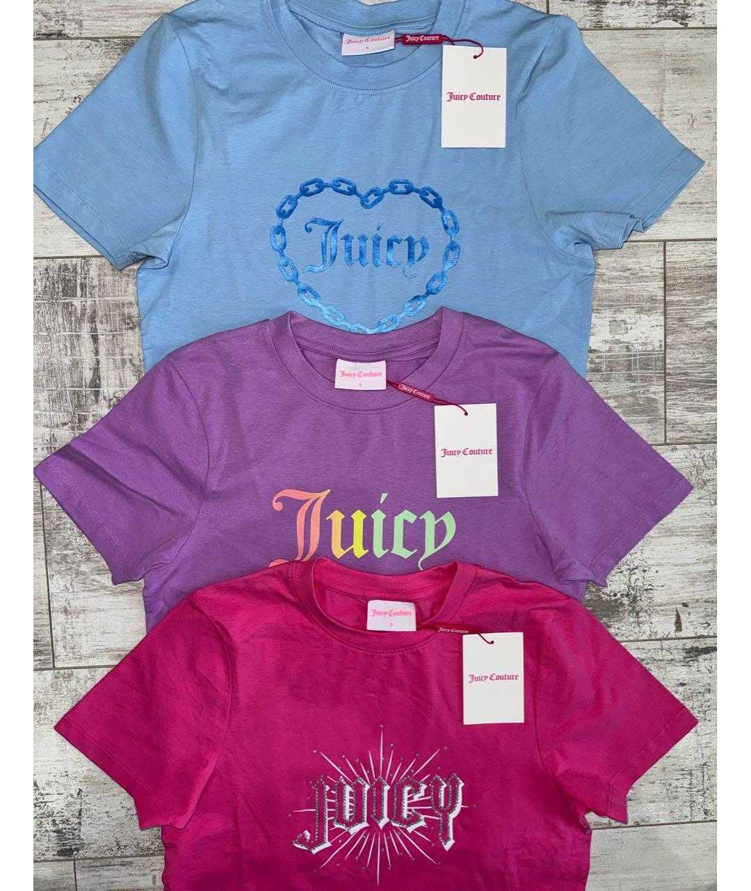 JUICY COUTURE Мульти хлопковая футболка, фото 7