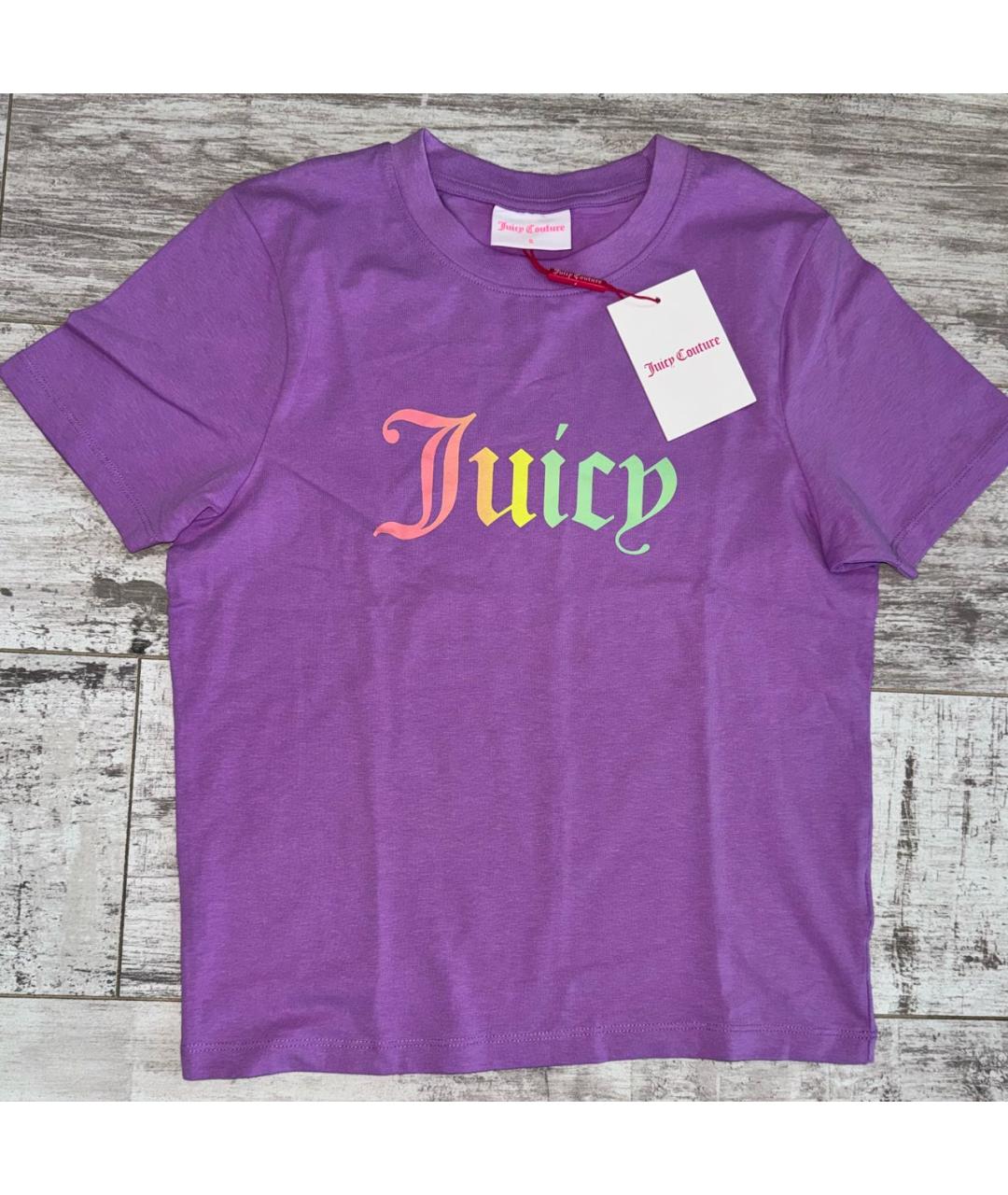 JUICY COUTURE Мульти хлопковая футболка, фото 2