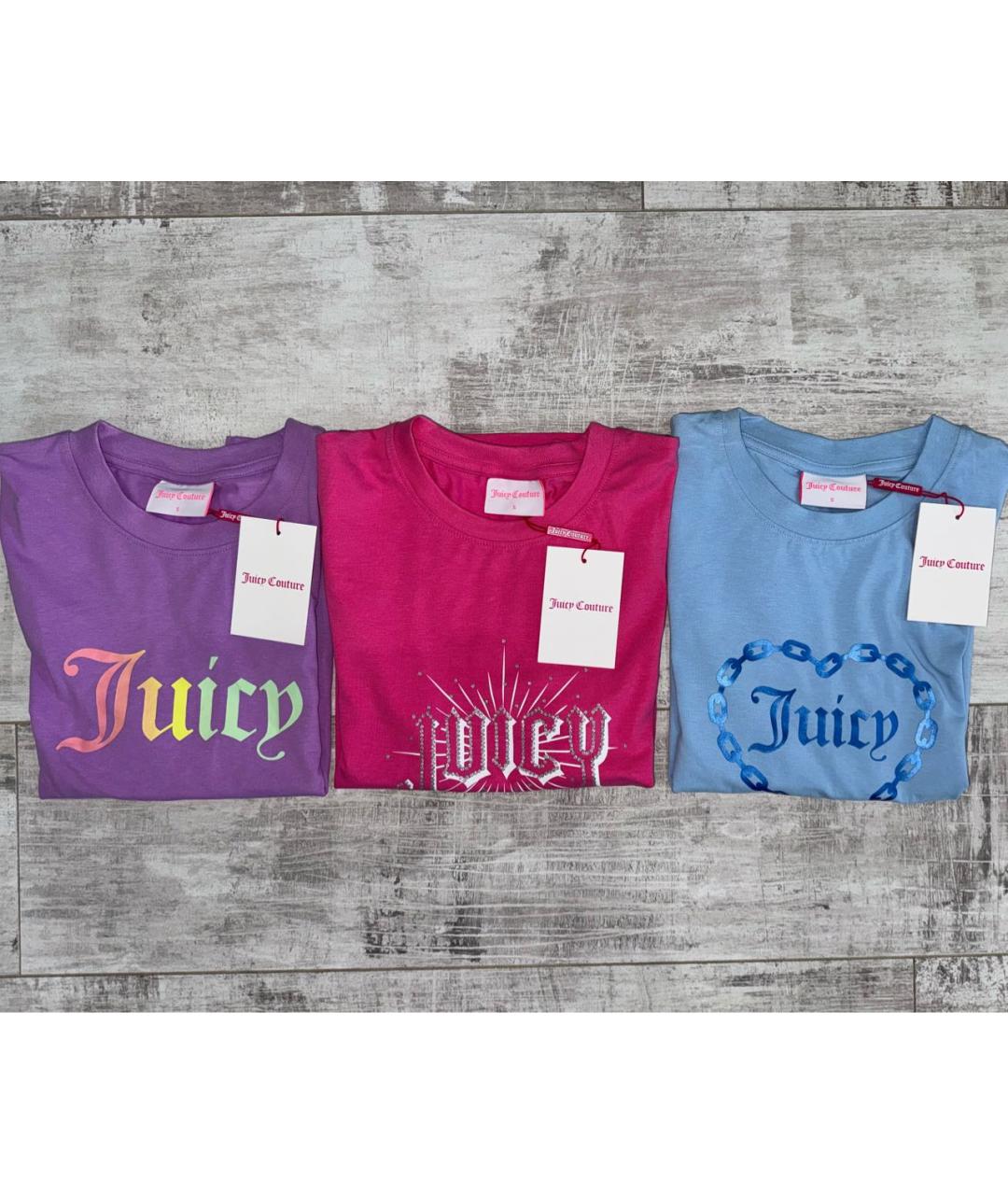 JUICY COUTURE Мульти хлопковая футболка, фото 6