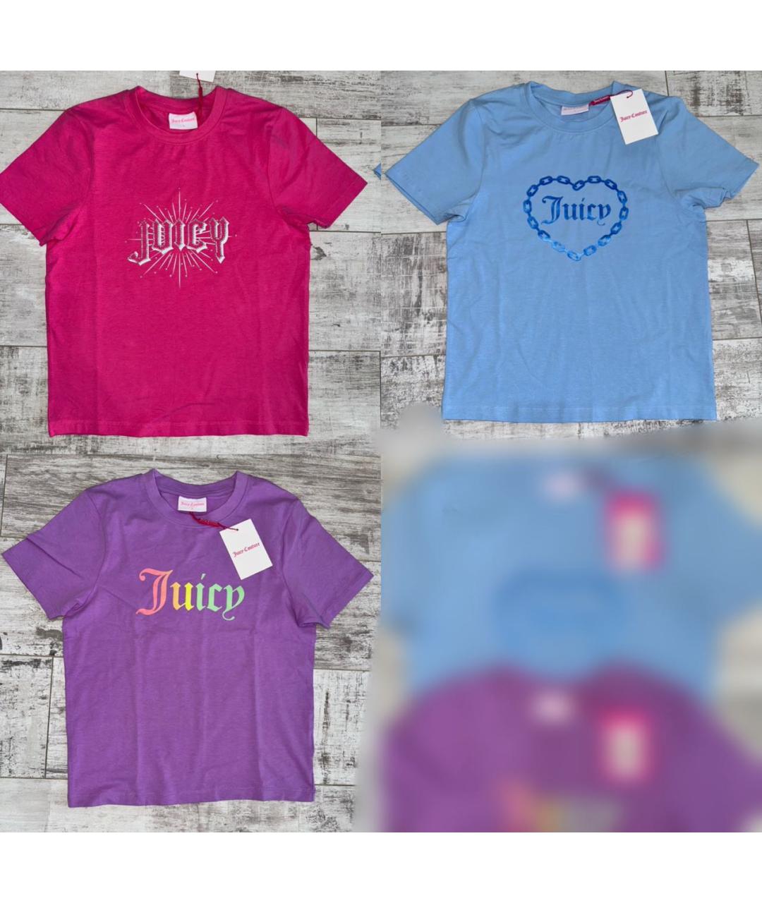 JUICY COUTURE Мульти хлопковая футболка, фото 9