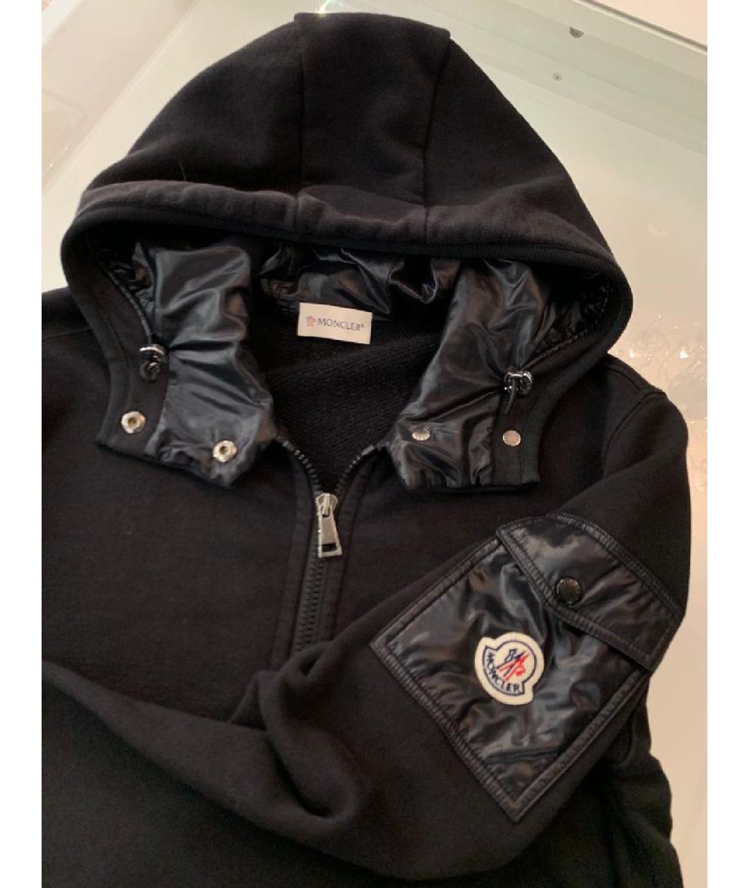MONCLER Черный хлопковый спортивные костюмы, фото 5