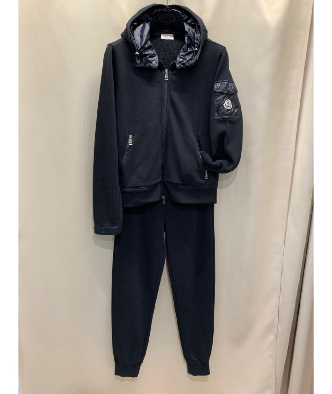 MONCLER Черный хлопковый спортивные костюмы, фото 9